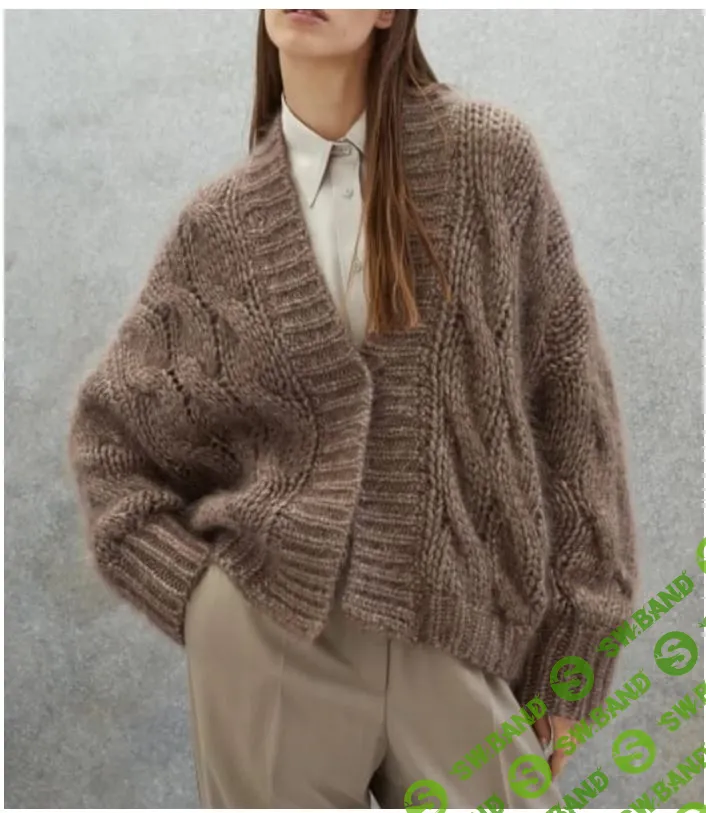 [Вязание] Кардиган Кучинелли [Школа рукоделия] [viki.knitting]