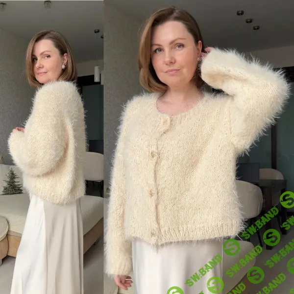 [Вязание] Кардиган Marilyn [kuzmina_knitwear] [Елена Кузьмина]