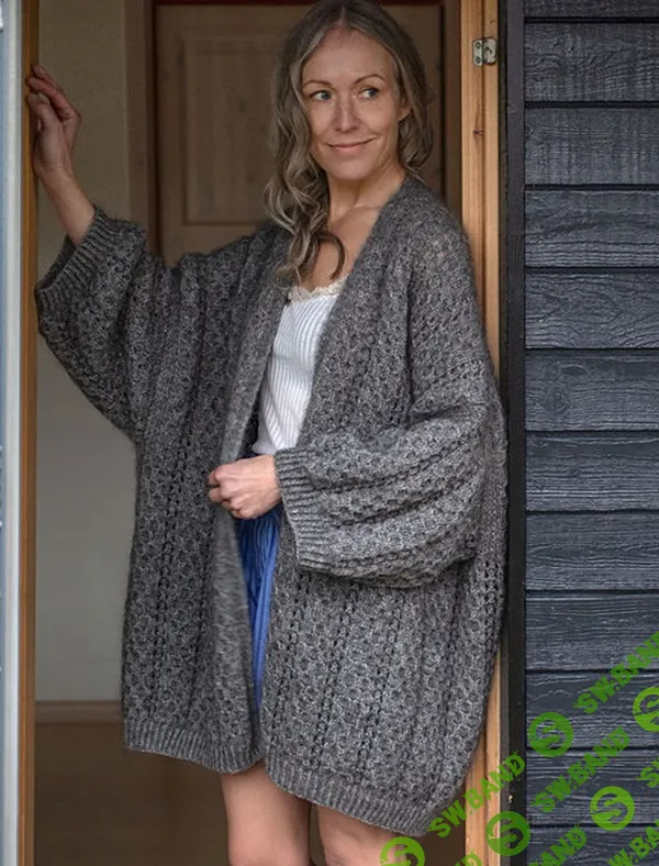 [Вязание] Кардиган оверсайз Comma Cocoon [Вяжи.ру]