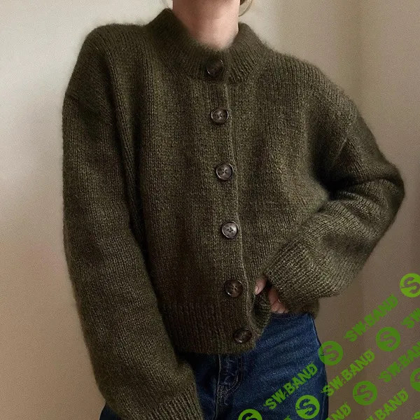 [Вязание] Кардиган оверсайз с японским плечом спицами Cardigan No. 11 [Вяжи.ру] [My Favourite Things]