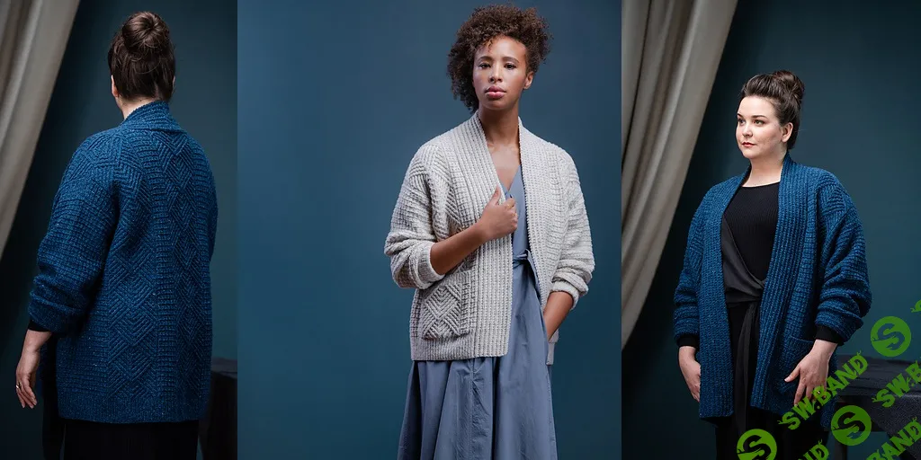 [Вязание] Кардиган рельефным узором Watermark [Вяжи.ру] [Джаред Флад]