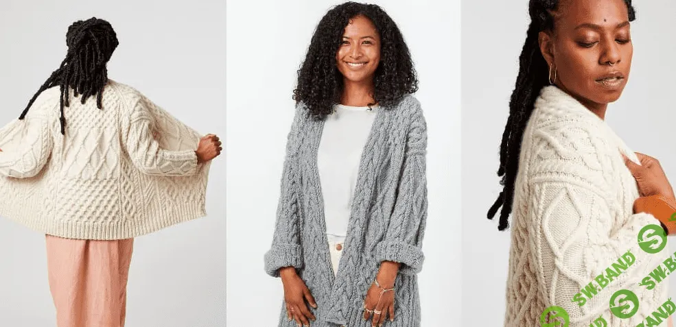 [Вязание] Кардиган с аранами Quinn [Вяжи.ру]