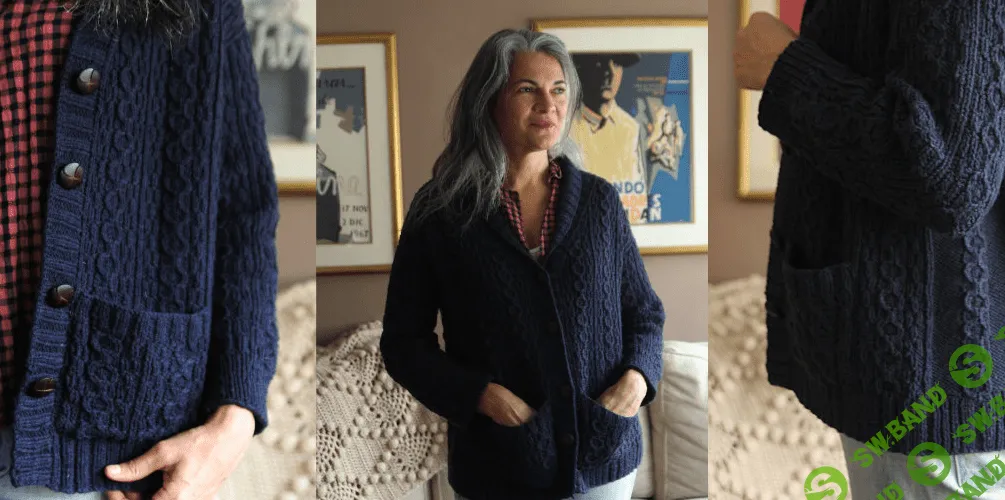 [Вязание] Кардиган с косами Angel's Envy [Вяжи.ру] [Thea Colman]