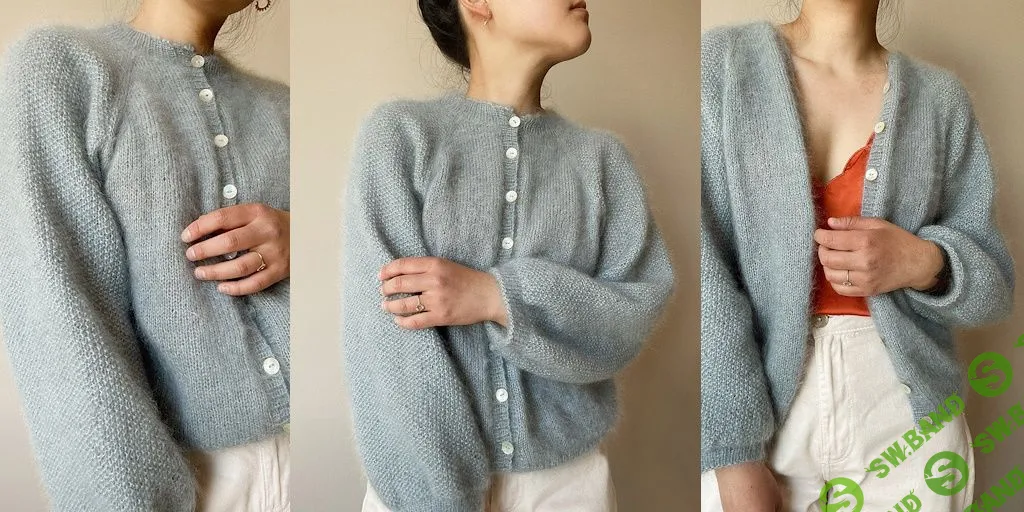 [Вязание] Кардиган с широким рукавом Shine [Вяжи.ру]