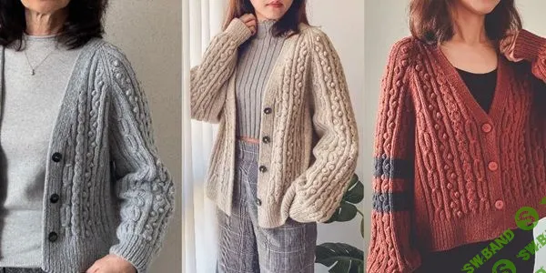 [Вязание] Кардиган с шишечками Pea [Вяжи.ру] [Irene Lin]