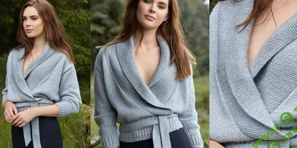 [Вязание] Кардиган с запахом Devote [Вяжи.ру] [Ким Харгривз]