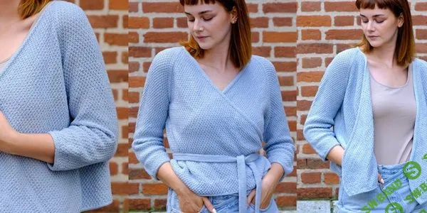 [Вязание] Кардиган с запахом Merry [Вяжи.ру] [Astrid Agustsson]