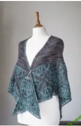 [Вязание] Кельтские узоры спицами для шали Durrow [Вяжи.ру] [Люси Гааги]