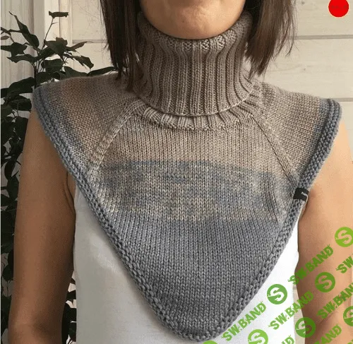 [Вязание] Комбо манишка + шапка для детей и взрослых (2020)