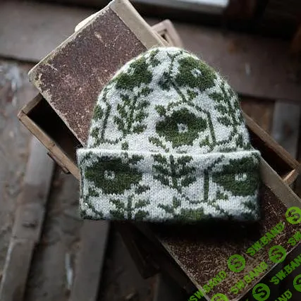 [Вязание] Красивая теплая шапка жаккардом Blomstra [Вяжи.ру] [Кайса Вуорела]