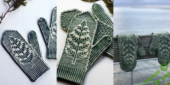 [Вязание] Красивые жаккардовые варежки Brackthaw [Faye Kennington] [vjazhi.ru]