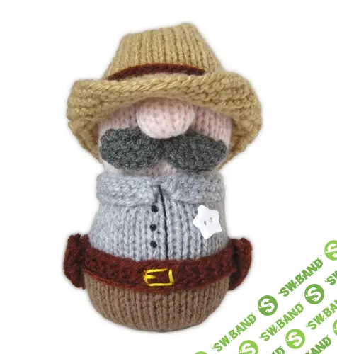 [Вязание] Кукла «Шериф Хауди» для спиц [Amanda Berry]