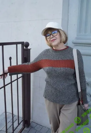 [Вязание] Лапша колор джемпер [Галина Лепешко]