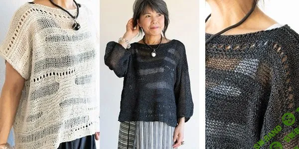 [Вязание] Летний пуловер Doodles [Вяжи.ру] [Yumiko Alexander]