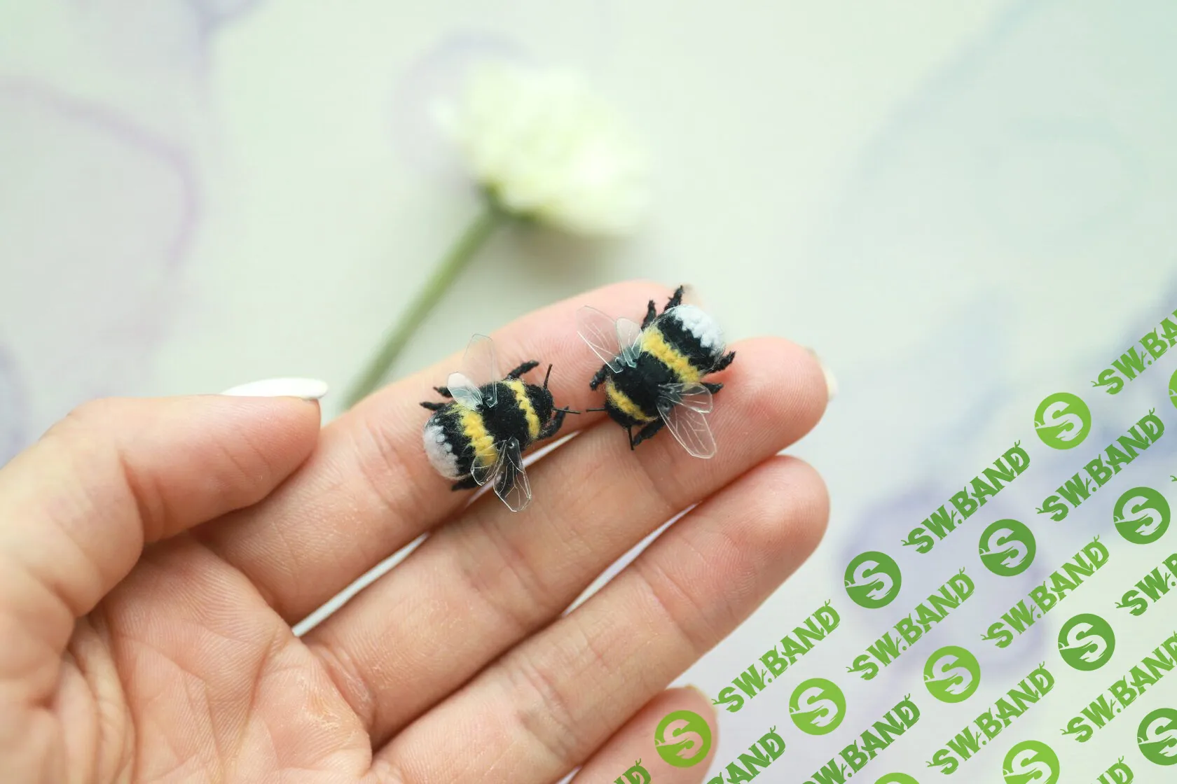 [Вязание] Мастер-класс "Крошка Шмелик" [NansyOops] [Анастасия Кирсанова]