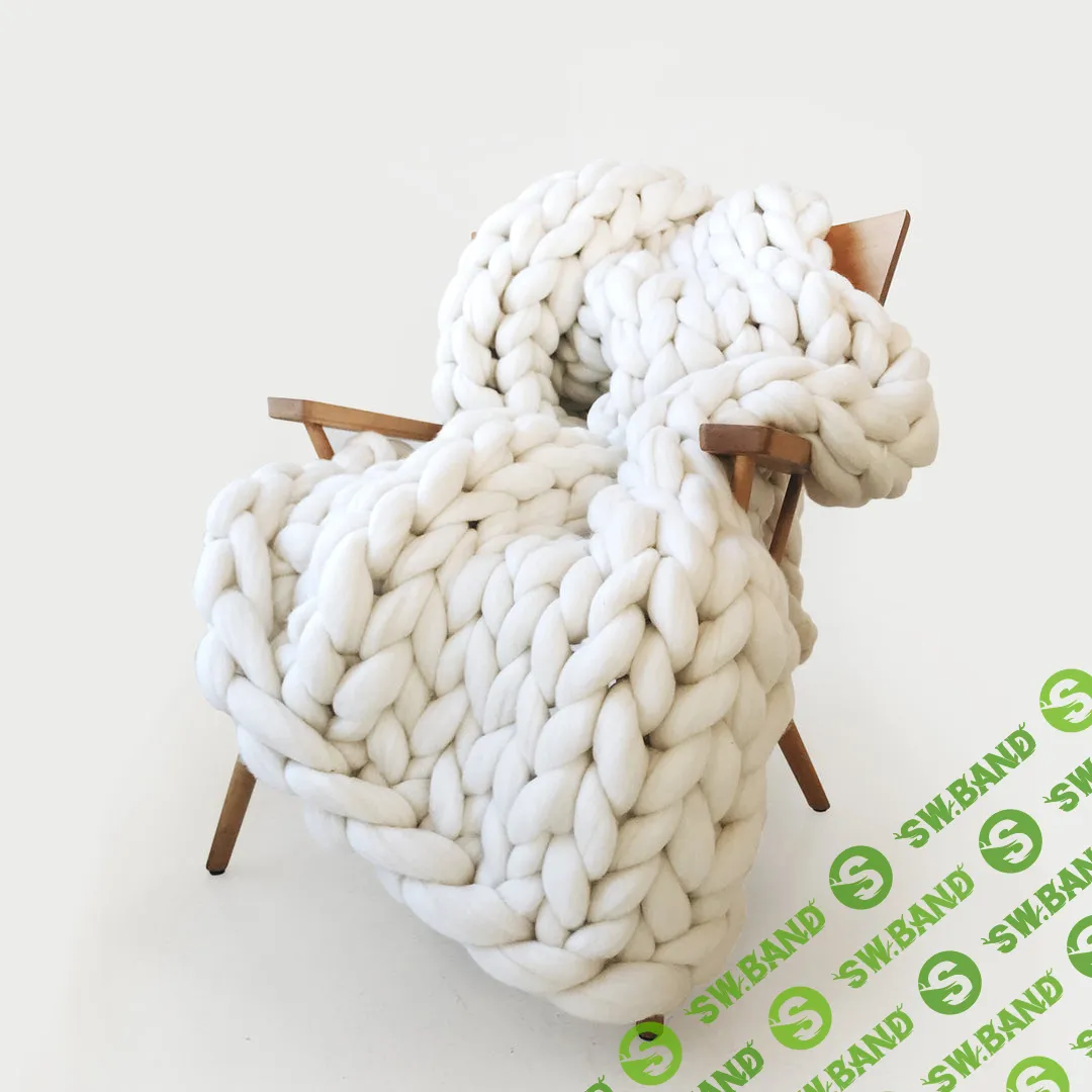 [Вязание] Мастер-класс объемный плед Чамбеллан [debrosse.com]