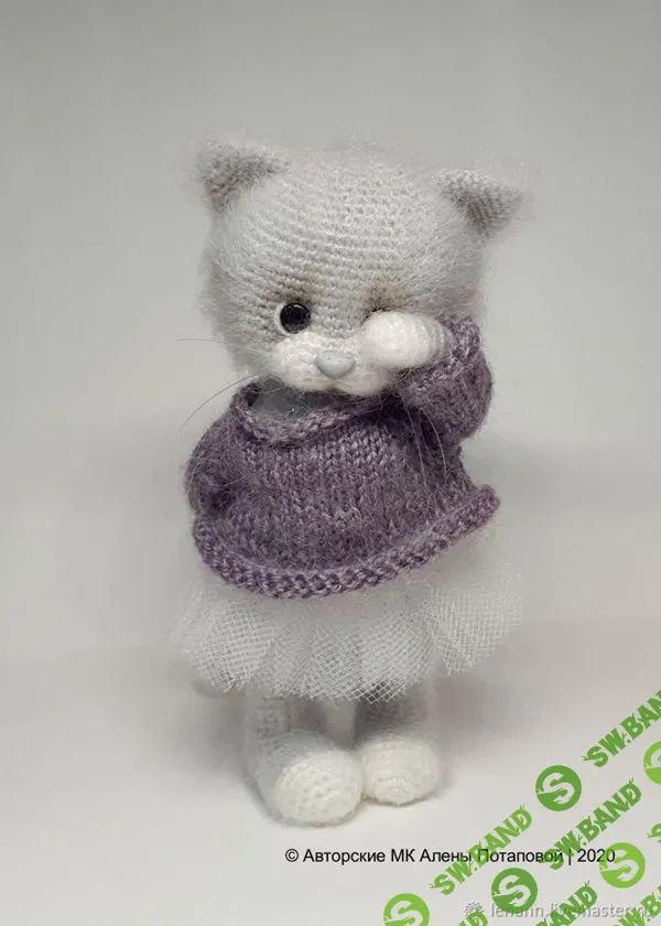 [Вязание] МК Кошечка Мила [Алёна Потапова]