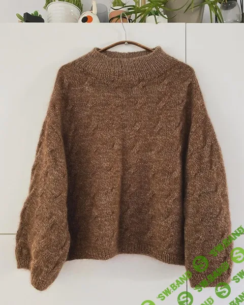 [Вязание] Модный свитер оверсайз косами Cambersands [Вяжи.ру] [Cheryl Mokhtari]