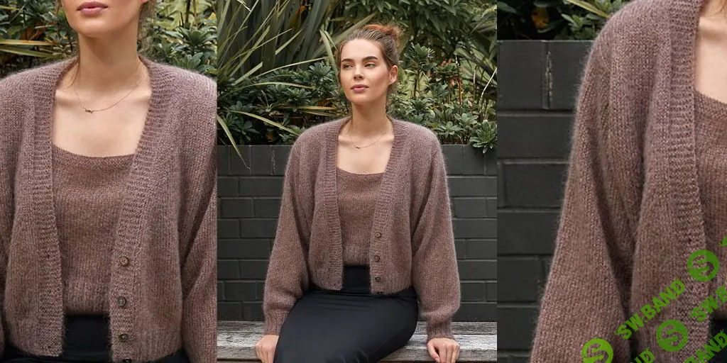 [Вязание] Мохеровый кардиган Bliss [Вяжи.ру] [Ким Харгривз]