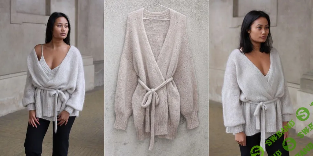 [Вязание] Мохеровый кардиган оверсайз Darjeeling [Вяжи.ру] [Pernille Larsen]