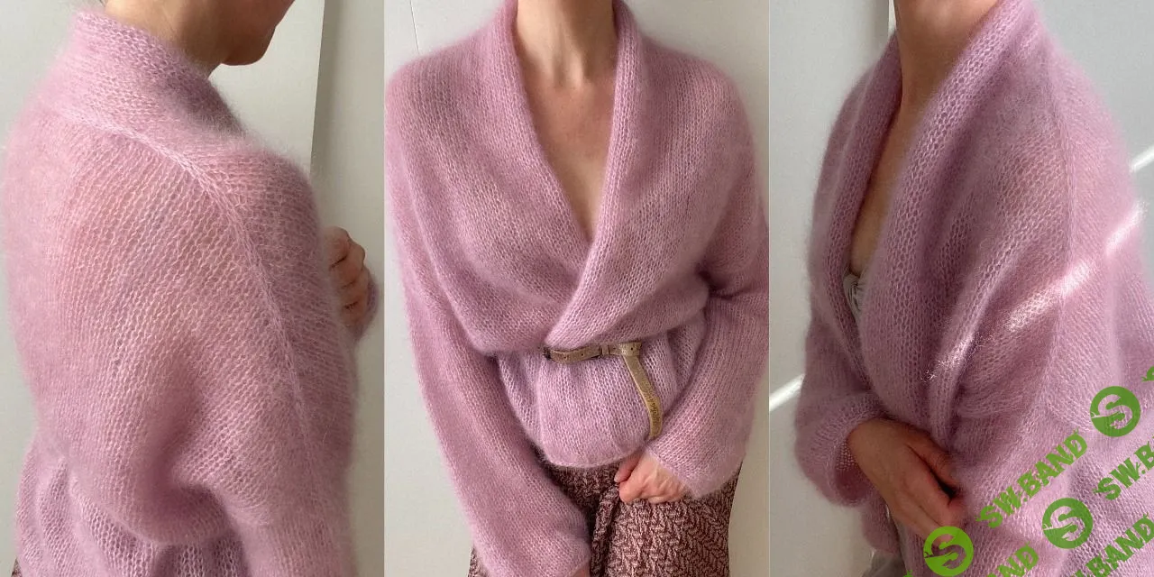 [Вязание] Мохеровый кардиган спицами Marta [Вяжи.ру] [Tanja Koenigs]