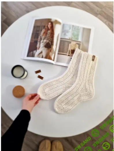 [Вязание] Носки Roza 40,48,56,64,72 [anya_zhi_shi] [Аня Жильцова]