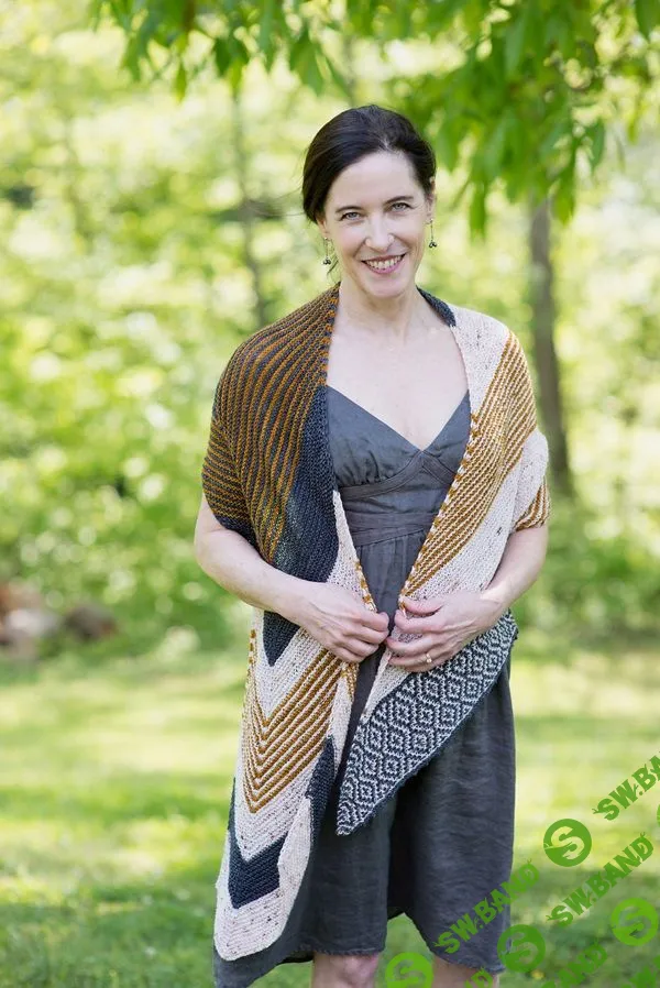 [Вязание] Палантин с полосками Allie [Вяжи.ру] [Дженнифер Вуд]