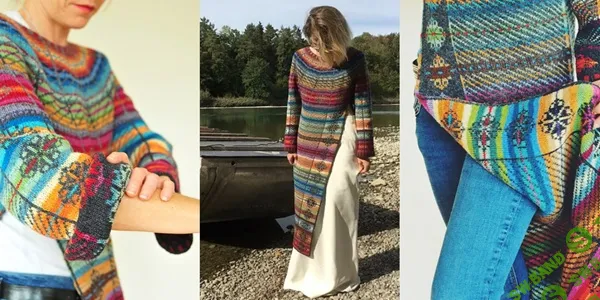 [Вязание] Пальто двухсторонним жаккардом A Winter Wedding [Вяжи.ру] [Мерет Бютсбергер]