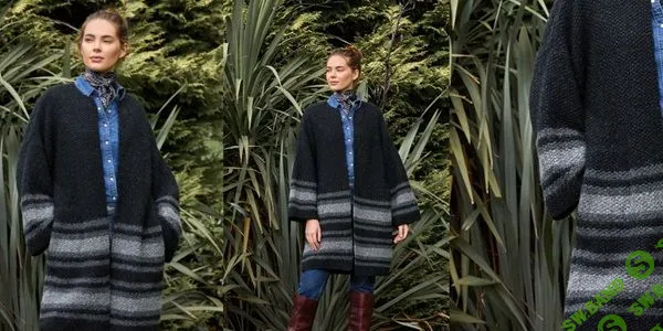 [Вязание] Пальто спицами Saxe [Вяжи.ру] [Ким Харгривз]