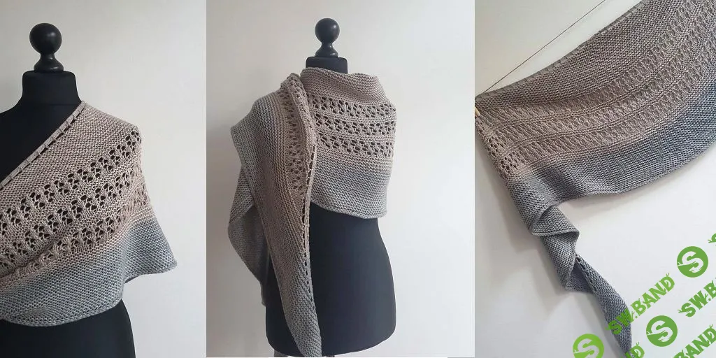 [Вязание] Полукруглая шаль с ажуром Nilsa [Вяжи.ру]