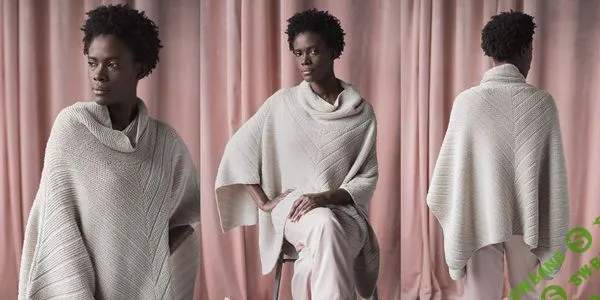 [Вязание] Пончо спицами Point Gray [Вяжи.ру] [illitilli]