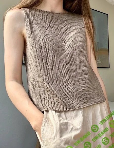 [Вязание] Простая майка Camisole no.10 [Вяжи.ру] [My Favourite Things]