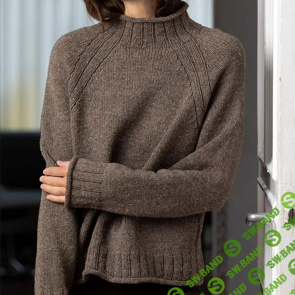 [Вязание] Простой свитер-реглан в стиле унисекс P1_Sweater, вязаный спицами сверху [Вяжи.ру] [Susanne Müller]