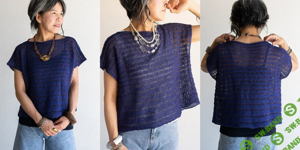 [Вязание] Простой вязаный топ Inlet [Вяжи.ру] [Yumiko Alexander]