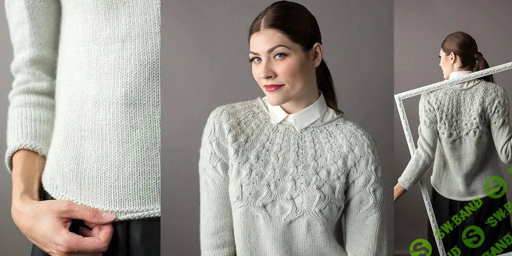 [Вязание] Пуловер без швов L`Heure Vertе [Вяжи.ру] [Дженифер Дассау]