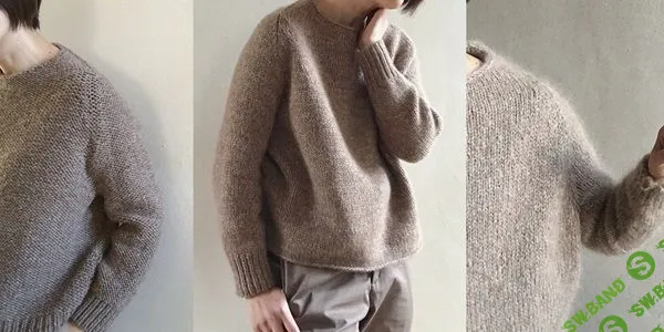 [Вязание] Пуловер из толстой пряжи Column [Вяжи.ру] [Хироми Нагасава]