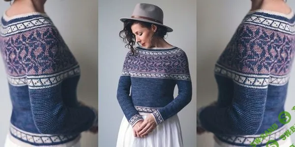 [Вязание] Пуловер крючком Dreamscape [Вяжи.ру] [Кристина Смайли]