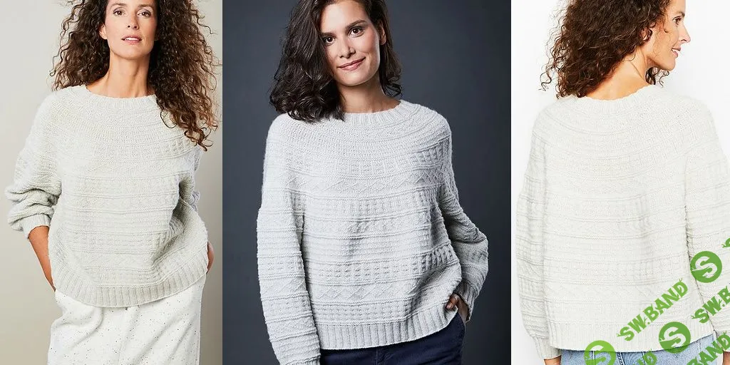 [Вязание] Пуловер на круглой кокетке Lamana № 10/22 [Вяжи.ру] [Lamana]