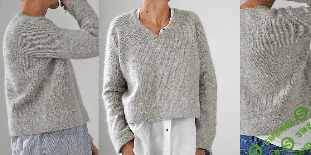 [Вязание] Пуловер оверсайз Cummerbund [Вяжи.ру] [Ankestrick]