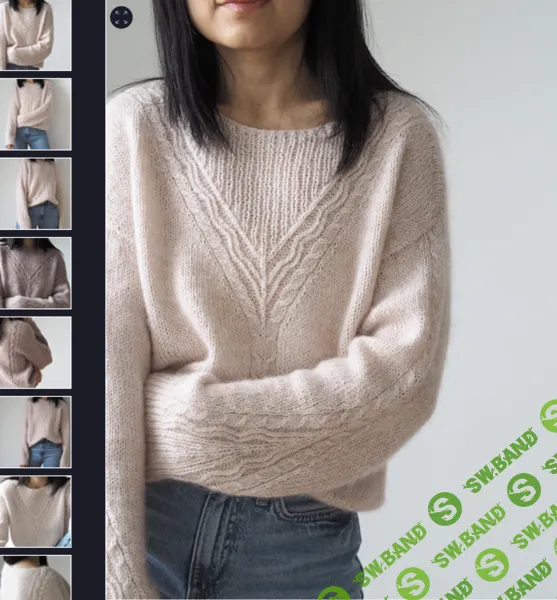 [Вязание] Пуловер Ребристая волна [ravelry] [Джоанна Энг]