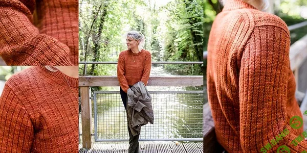 [Вязание] Пуловер резинкой с японским плечом Simon [Вяжи.ру] [cozyknits]