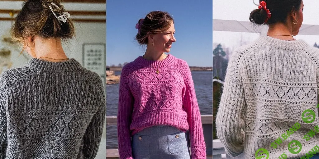 [Вязание] Пуловер с японским плечом Salty Days [Вяжи.ру] [Veronika Lindberg]