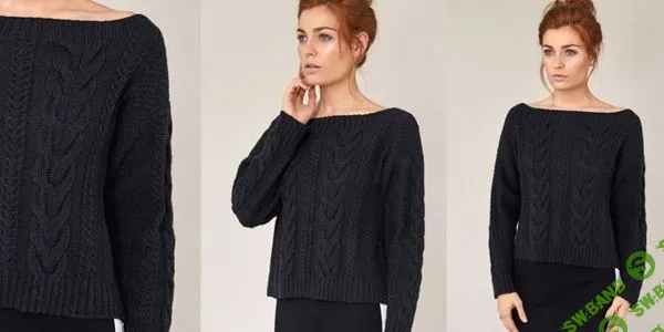 [Вязание] Пуловер с косами Model [Вяжи.ру] [Ким Харгривз]