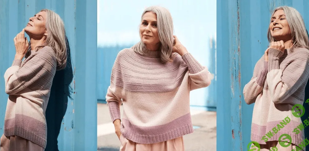 [Вязание] Пуловер с круглой кокеткой Deleite [Вяжи.ру]