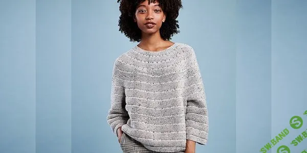 [Вязание] Пуловер с круглой кокеткой Lamana 09/10 [Вяжи.ру]