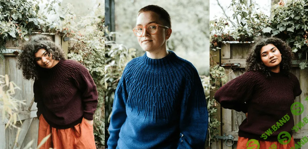 [Вязание] Пуловер с круглой кокеткой Skyward [Вяжи.ру]