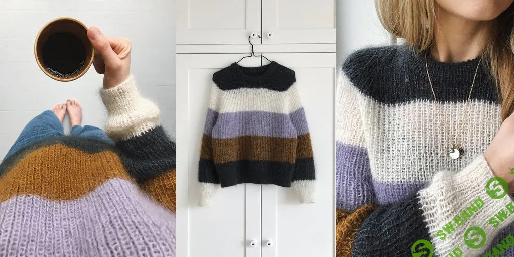 [Вязание] Пуловер с полосками Sequence [Вяжи.ру]