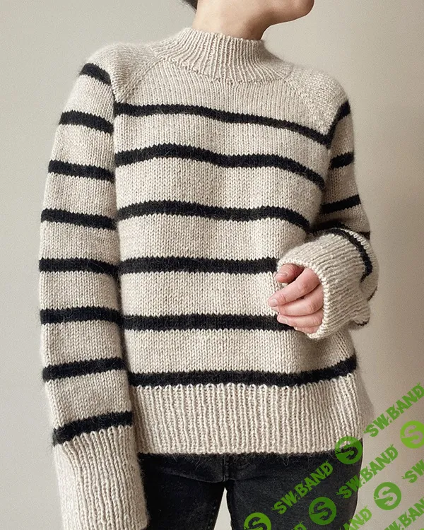 [Вязание] Пуловер с полосками Sunde [Вяжи.ру]
