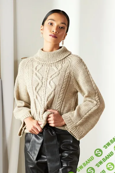 [Вязание] Пуловер с широкими рукавами Carillon [Вяжи.ру]