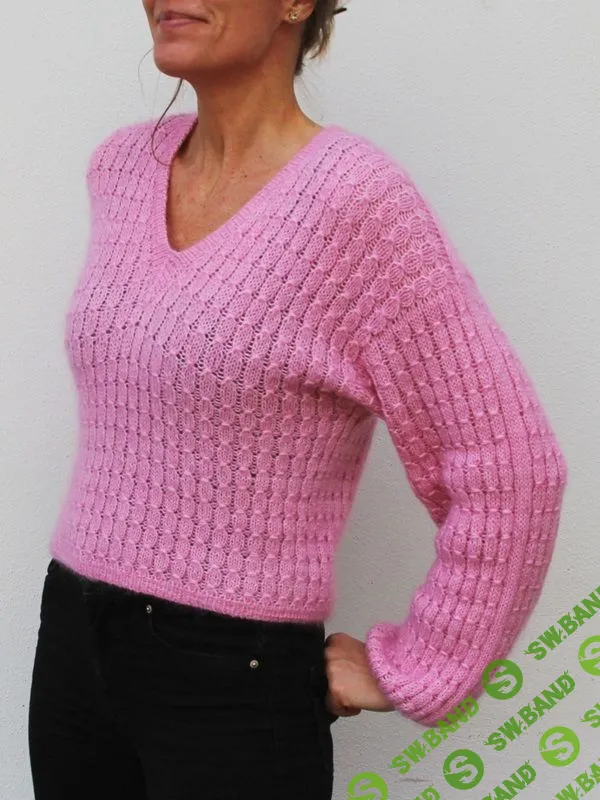 [Вязание] Пуловер с v-вырезом Vesterbycrea No 16 [Вяжи.ру] [Vesterbycrea]